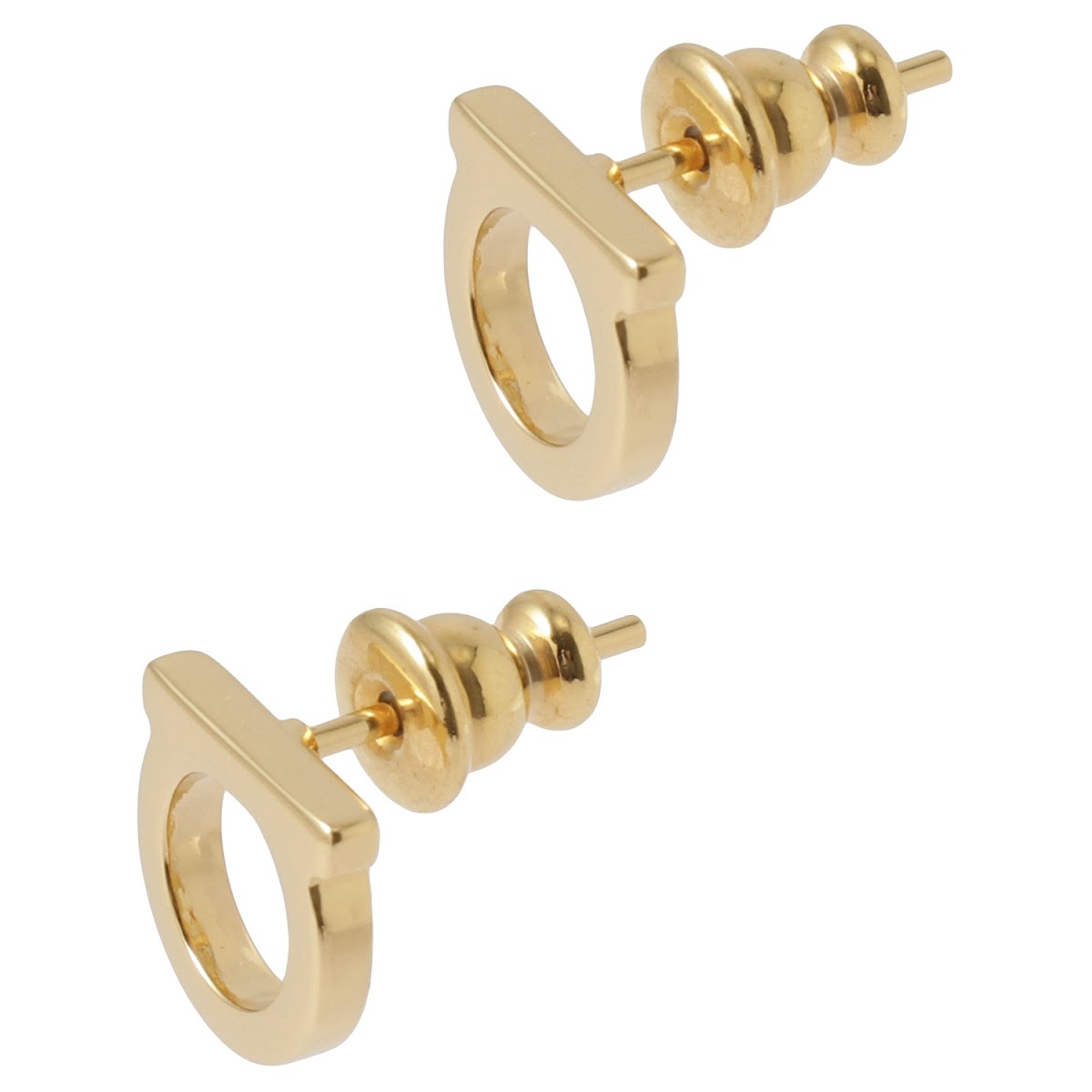 サルバトーレ フェラガモ Salvatore Ferragamo ピアス 760120 696432 GANCINI EARRINGS STUD GANC FQ ガンチーニ スタッドピアス イヤリング OROGIOVELUC ゴールド