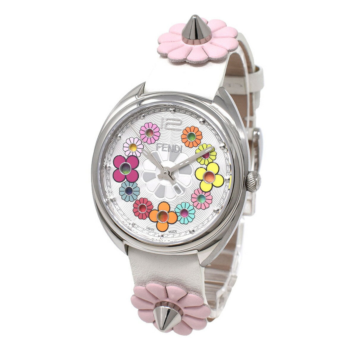 フェンディ フェンディ FENDI 腕時計 F234034041 MOMENTO FLOWERLAND FLORAL WATCH モーメント フラワーランド フローラル ウォッチ レディース マルチカラー＋ホワイト