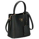 プラダ PRADA バッグ 2way ハンドバッグ トートバッグ 手提げ ショルダーバッグ 斜め掛けバッグ PR-1BA217SCCALFOOO-NER レディース ブラック