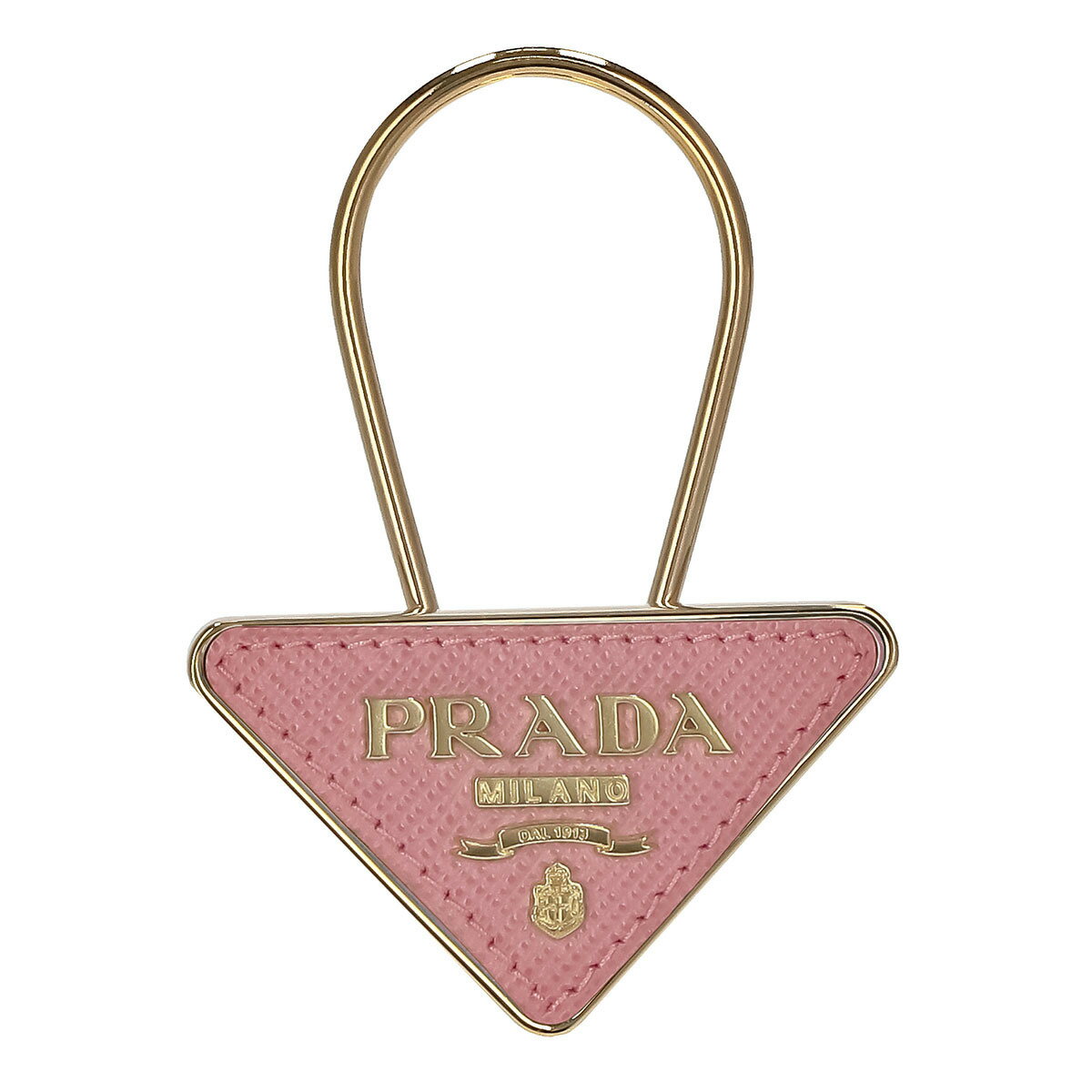 プラダ キーホルダー（レディース） プラダ PRADA キーリング キーホルダー PR-1PP301SAFF-PETAL レディース バッグチャーム ピンク