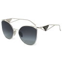 プラダ PRADA サングラス 0PR 50ZS 1BC09S 59 メンズ レディース ユニセックス シルバー+グレーグラデーション