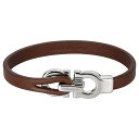 フェラガモ Ferragamo ブレスレット アクセサリー ガンチーニ 774547 676064 BR/PL メンズ ブラウン系