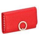 ブルガリ BVLGARI キーケース キーリング キーホルダー 288156 BB ブルガリブルガリ 6連キーケース レディース レッド