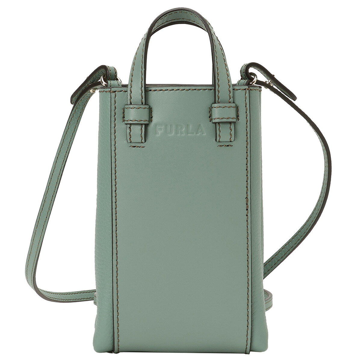 フルラ ポシェット フルラ FURLA バッグ ミニバッグ ショルダーバッグ 斜め掛けバッグ ポシェット WE00289 BX0053 1996S bbfu00478l MIASTELLA MINI VERTICAL CROSSBODY ミアステラ MINERAL GREEN グリーン系