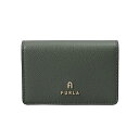 フルラ 名刺入れ フルラ FURLA カードケース 名刺入れ WP00306 ARE000 2291S CAMELIA BUSINESS CARD CASE カメリア CACTUS+PERLA e int. ダークグリーン系