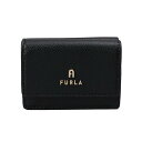 t FURLA z O܂z ܂肽ݍz ~jz WP00318 ARE000 O6000 CAMELIA S COMPACT WALLET TRIFOLD JA NERO ubN