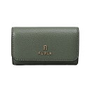 フルラ FURLA キーケース キーリング 4連 WR00436 ARE000 2291S CAMELIA KEYCASE カメリア CACTUS+PERLA e int. ダークグリーン系