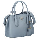 プラダ ハンドバッグ（レディース） プラダ PRADA ハンドバッグ 斜めがけショルダーバッグ 2WAY バッグ 1BG443S_CUIRXOO-CEL レディース ブルー レザー