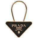 プラダ キーホルダー（レディース） プラダ PRADA キーリング キーホルダー 1PP301SAFF-NER レディース ブラック