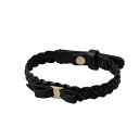 フェラガモ Ferragamo ブレスレット レザーブレスレット アクセサリー 762501 707377 BR MINIVA 1G NERO/ORO ブラック
