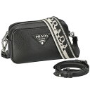 プラダ PRADA バッグ ショルダーバッグ 肩掛けバッグ 斜めがけバッグ 1BH192 V/DAINO SOFT 3OO/NER レディース ブラック 本革 ...
