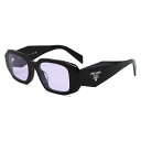 プラダ PRADA サングラス アジアンフィット UVカット アイウェア スクエア 0PR 17WSF 16K40J 51 レディース ブラック+ヴァイオレット