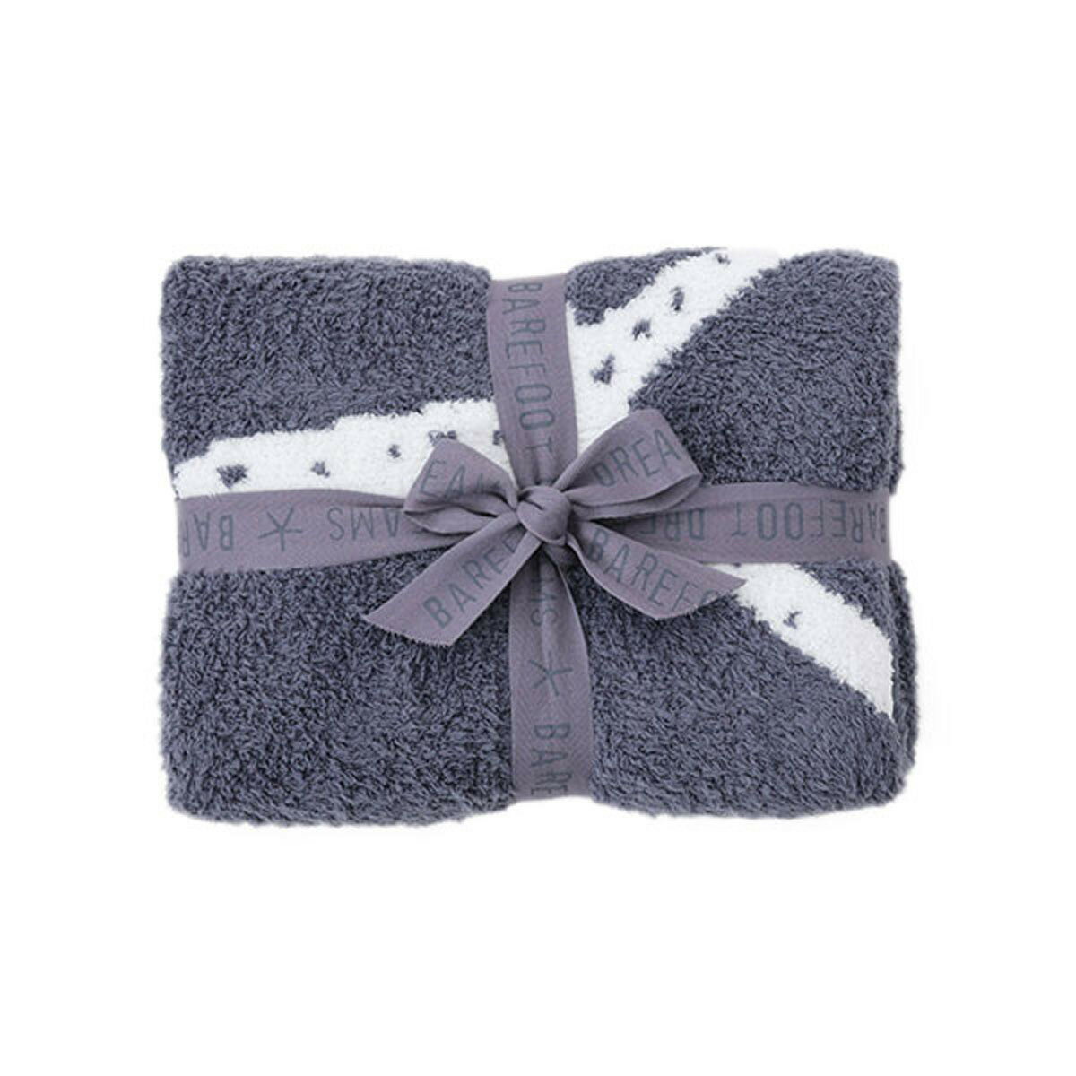 ベアフットドリームズ BAREFOOT DREAMS ベビー用 ブランケット 毛布 B832 DEEP SEA BLUE ディープシー ブルー COZYCHIC STARFISH BABY BLANKET コージーシック スターフィシュ ベビーブランケ…