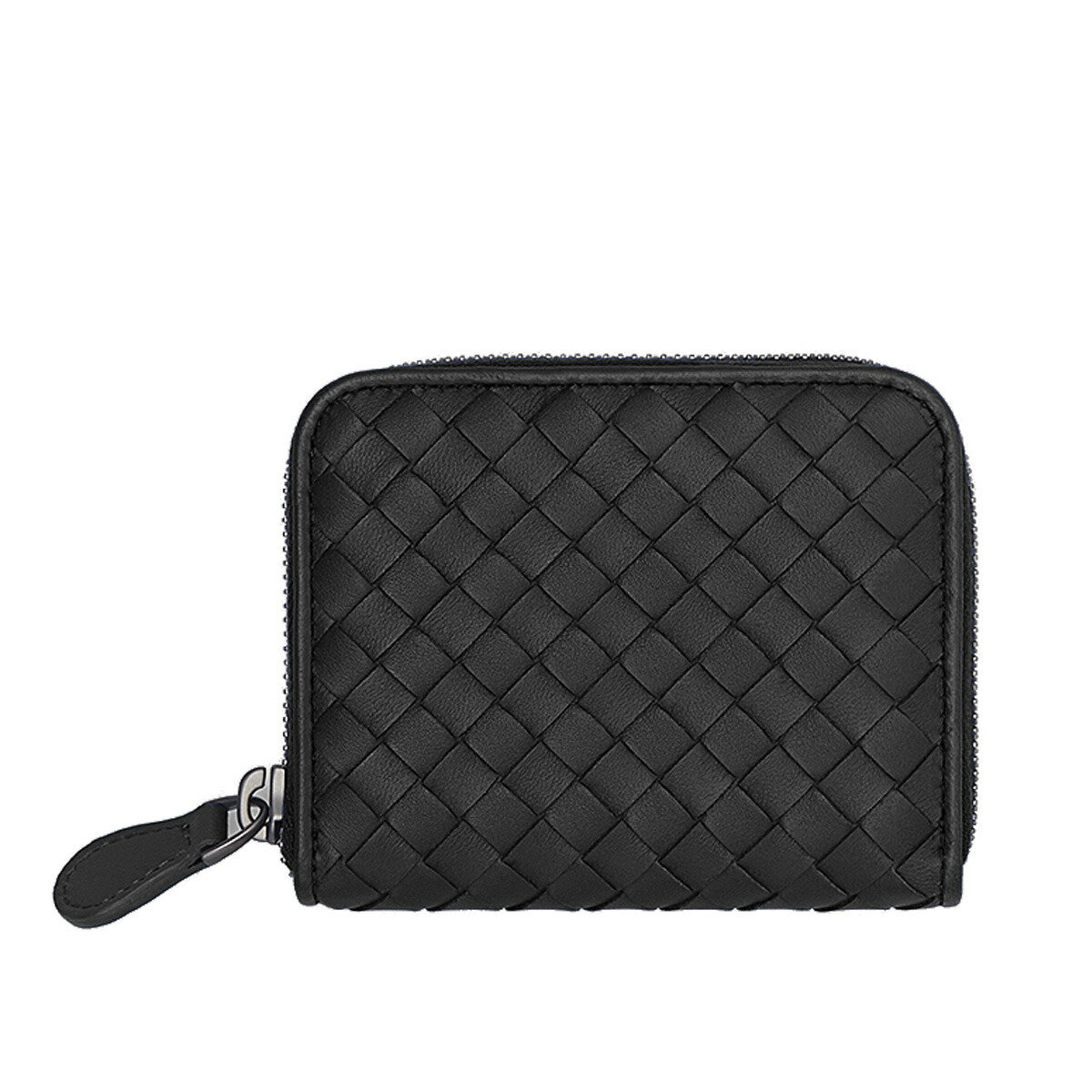 ボッテガヴェネタ BOTTEGA VENETA 財布 イントレチャート ナッパ コインパース 258468 V001N 1000 ラウンドファスナー 小銭入れ ネロ NERO ブラック 黒