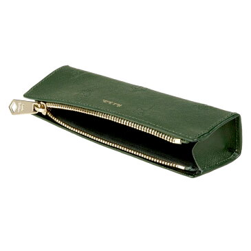 ポール・スミス ポールドローイング ペンケース 筆箱 ポーチ ブラシケース メンズ レディース ユニセックス グリーン+ゴールド