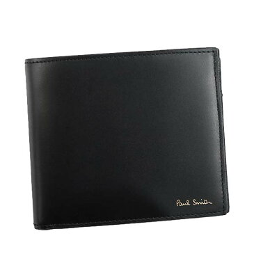 ポールスミス Paul Smith 財布 二つ折り財布 AUPC4833 W718A 79 BILLFOLD WITH COIN ブラック+ミニクーパー