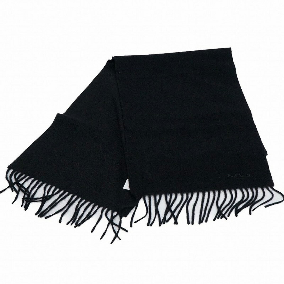 ポールスミス Paul Smith マフラー SCARF PLAIN CASHMERE M1A 122D AS09 メンズ カシミヤ ストール BLACK ブラック