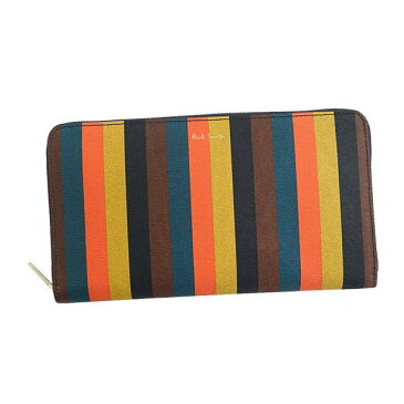 ポールスミス Paul Smith 財布 長財布 ラウンドファスナー財布 M1A4778 A40023 96 ZIP WALLET ブライトストライプ