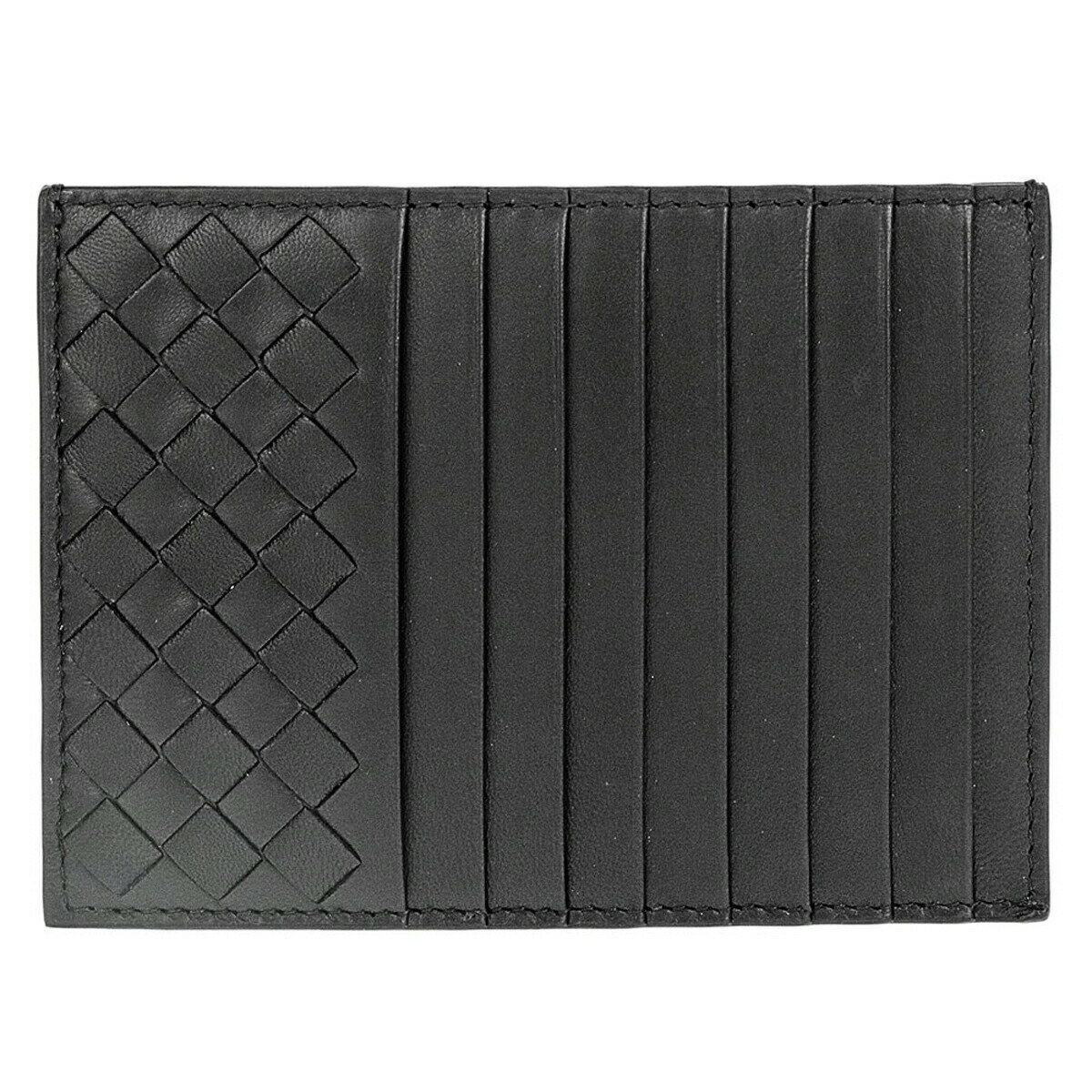 ボッテガヴェネタ BOTTEGA VENETA カードケース 162156 V001N 1000 イントレチャート 小銭入れ付 名刺入れ クレジットカードケース NERO ブラック