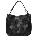 ボッテガヴェネタ BOTTEGA VENETA ハンドバッグ 494119 VO0AD 1000 LOOP INTRECCIATO ループ イントレチャート ショルダーバッグ NERO ブラック