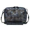 ボッテガヴェネタ BOTTEGA VENETA ショルダーバッグ 549828 VA260 4440 INTRECCIATO イントレチャート クロスボディバッグ 斜めがけバッグ BRIGHTON MULTI ブルー+グレー+ブラック系マルチ