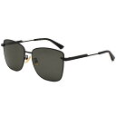 ボッテガヴェネタ BOTTEGA VENETA サングラス アジアンフィット UVカット BV1237S-001 スクエア型 メンズ レディース ユニセックス ...