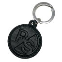 【楽天スーパーSALE対象商品】ポールスミス Paul Smith キーリング 260938 KEYR PS Logo レザー キーホルダー ブラック