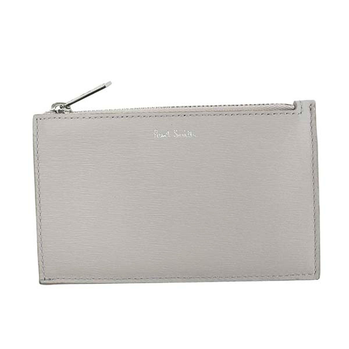 ポール スミス Paul Smith コインケース カード入れ付き M1A6136 71 グレー ZIP POUCH 小銭入れ