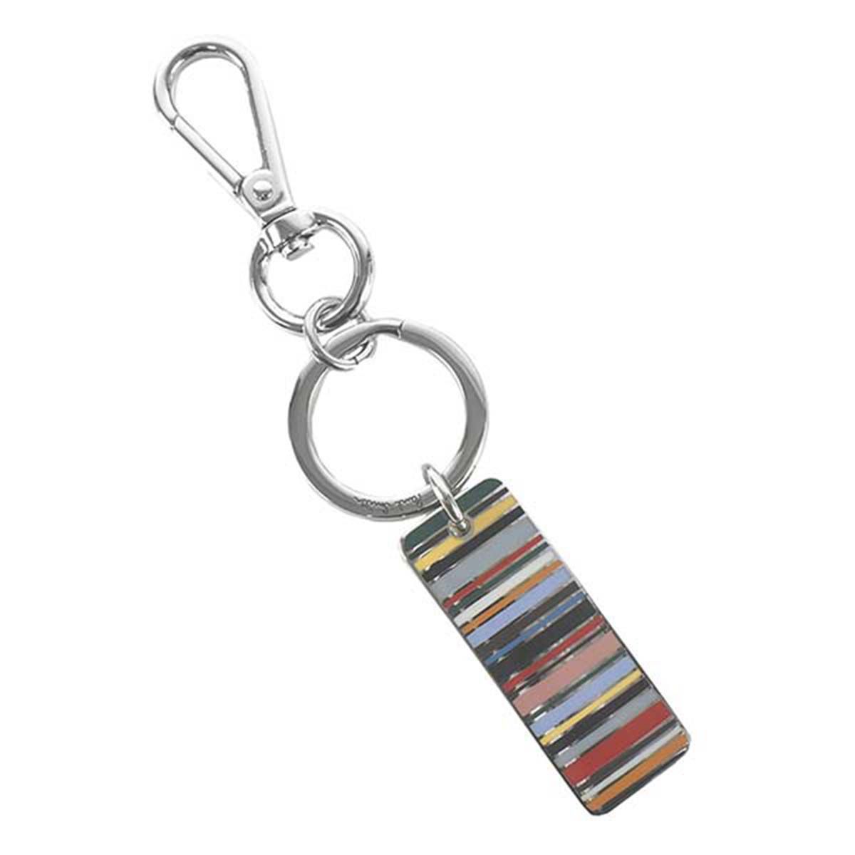 ポールスミス ポール スミス Paul Smith キーリング M1AKEYR 92 マルチカラー MEN KEYRING STRIPE TAG