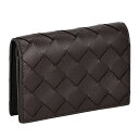 ボッテガヴェネタ BOTTEGA VENETA カードケース 名刺入れ イントレチャート 593115 V3UH2 2132 メンズ ブラウン 本革 レザー