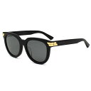 ボッテガヴェネタ BOTTEGA VENETA サングラス アジアンフィット BV1104SA-001 メンズ レディース ユニセックス ブラック+グレー 国内...