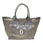 マークジェイコブス MARC JACOBS M0011222-063 ミリタリーロゴプリント トートバッグ スモール 肩掛け New Logo Small Tote French Grey グレージュ