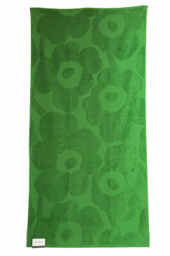 マリメッコ marimekko タオル バスタオル 067502 600 UNIKKO SOLID TOWEL ウニッコ ソリッド タオル GREEN ウニッコ柄グリーン