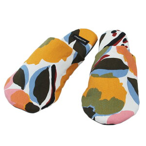 マリメッコ marimekko スリッパ ルームシューズ 室内履き Mサイズ 070281 130 ROSARIUM SLIPPERS ローズガーデン マルチカラー