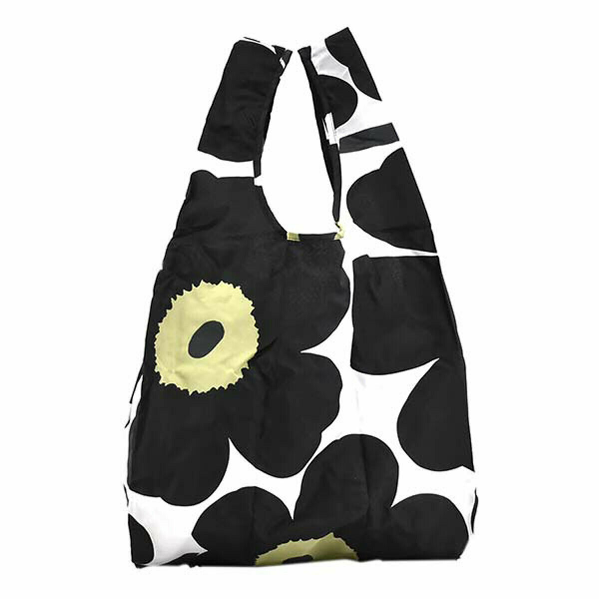 マリメッコ marimekko バッグ トートバッグ エコバッグ ショッピングバッグ サブバッグ 折りたたみ 048853 030 SMART BAG ピアニ ウニッコ PIENI UNIKKO ブラック系