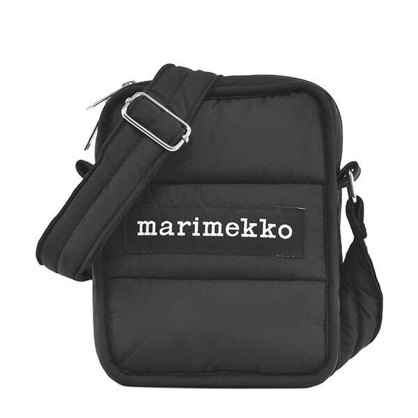 マリメッコ marimekko バッグ 斜め掛けバッグ ショルダーバッグ 049257 900 LEIMEA レイメア BLACK ブラック