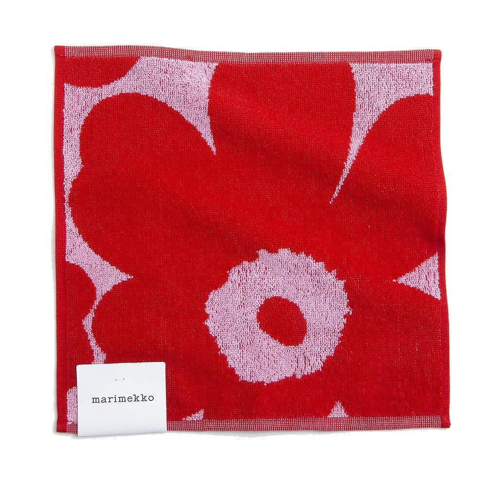 マリメッコ 【楽天スーパーSALE対象商品】マリメッコ marimekko タオル ミニタオル ハンドタオル ハンカチ 071203 331 NEW UNIKKO MINI TOWEL 30×30CM ニューウニッコ PINK/RED レッド系