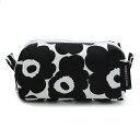 マリメッコ marimekko ポーチ 化粧ポーチ マルチケース NEW TIISE ニューティーセ 071294 190 MINI UNIKKO ウニッコ COSMETIC BAG コスメティックバッグ ホワイト ブラック系