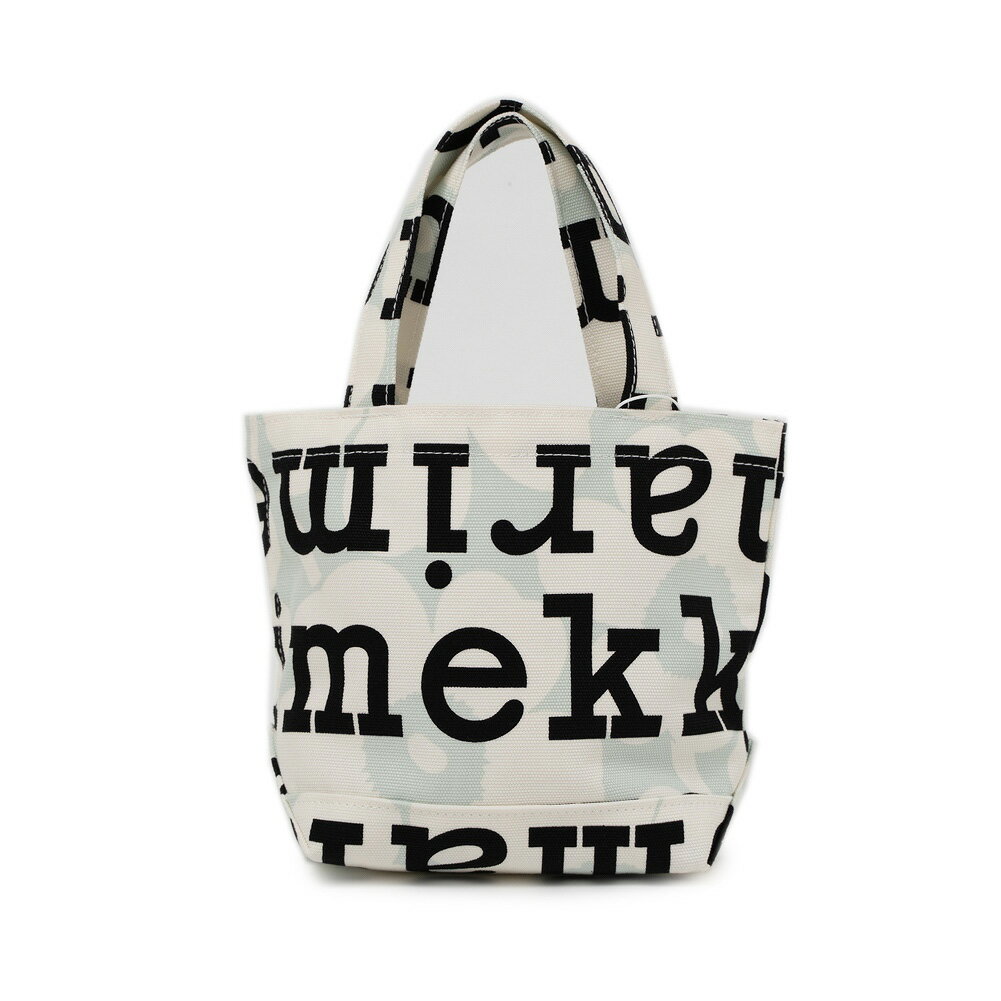 マリメッコ marimekko バッグ ハンドバッグ トートバッグ ミニトート 091069 619 LOGO BAG ロゴ バッグ PIENI AHKERA UNIKKO ピエニ アーケラ ウニッコ LIGHT GREEN/OFF WHITE/BLACK