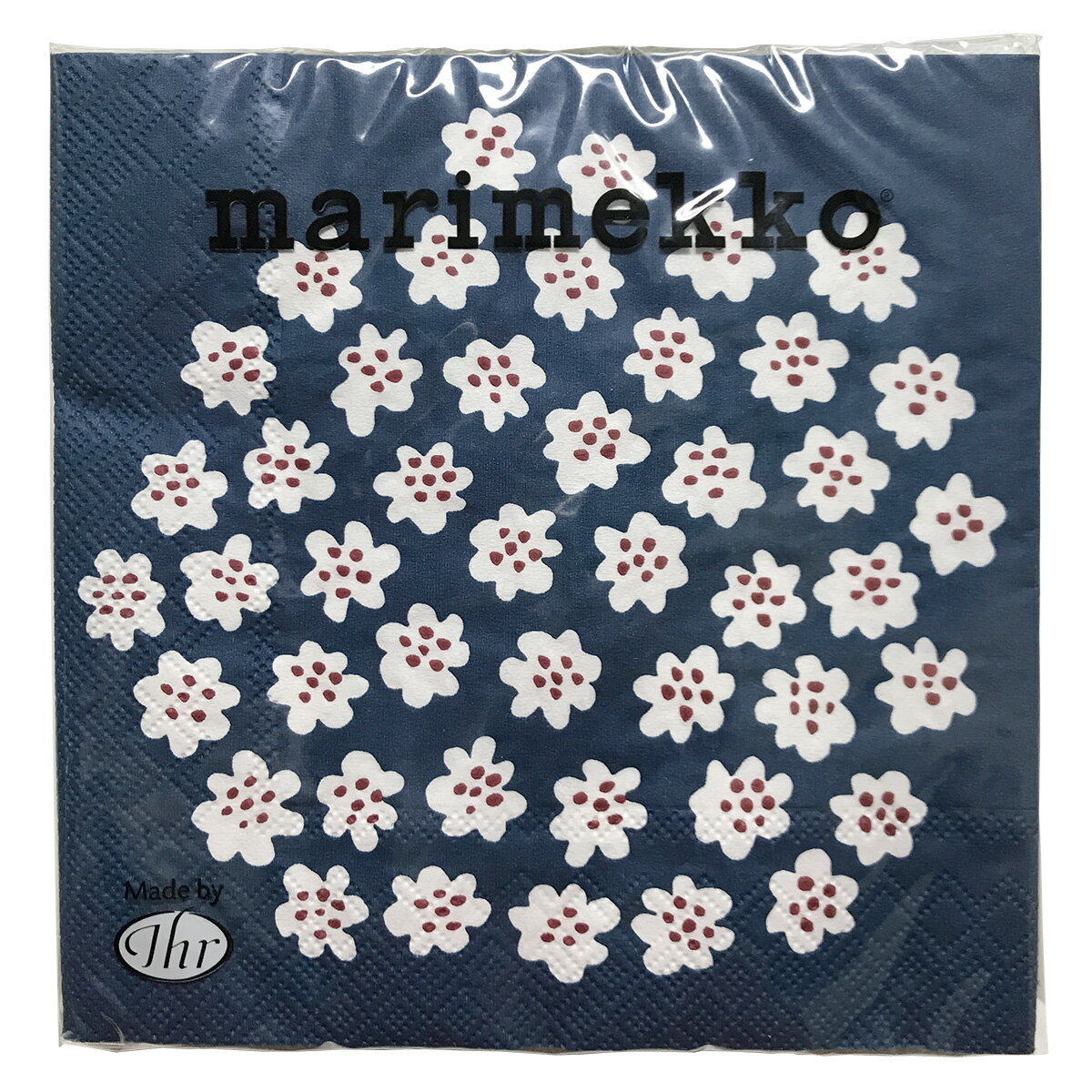 【楽天スーパーSALE対象商品】マリメッコ marimekko ペーパーナプキン 紙ナプキン ランチサイズ 20枚 575740 PUKETTI プケッティ blue 花柄 ブルー