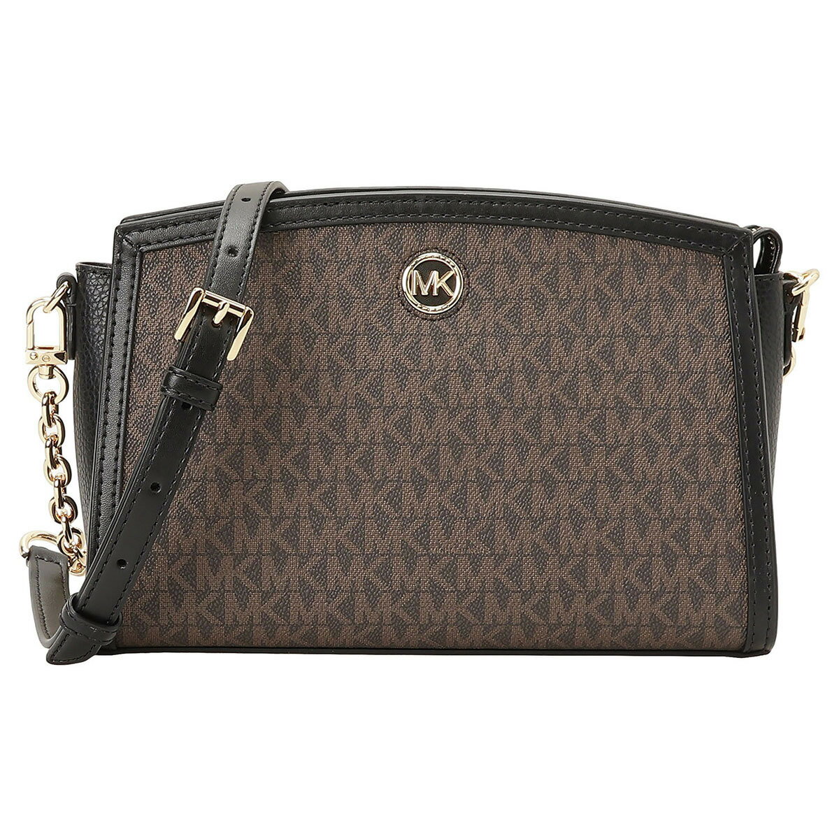 マイケルコース　ポシェット マイケルコース Michael Kors バッグ ショルダーバッグ 斜め掛けバッグ ポシェット 32R3G7CC3B 292 bbmk00429l CHANTAL LG EW XBODY シャンタル BROWN/BLK ブラウン+ブラック系