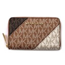 マイケルコース Michael Kors コインケース 小銭入れ カードケース 32S0GJ6D0Y 299 MKロゴ LUGG MULTI ブラウン系