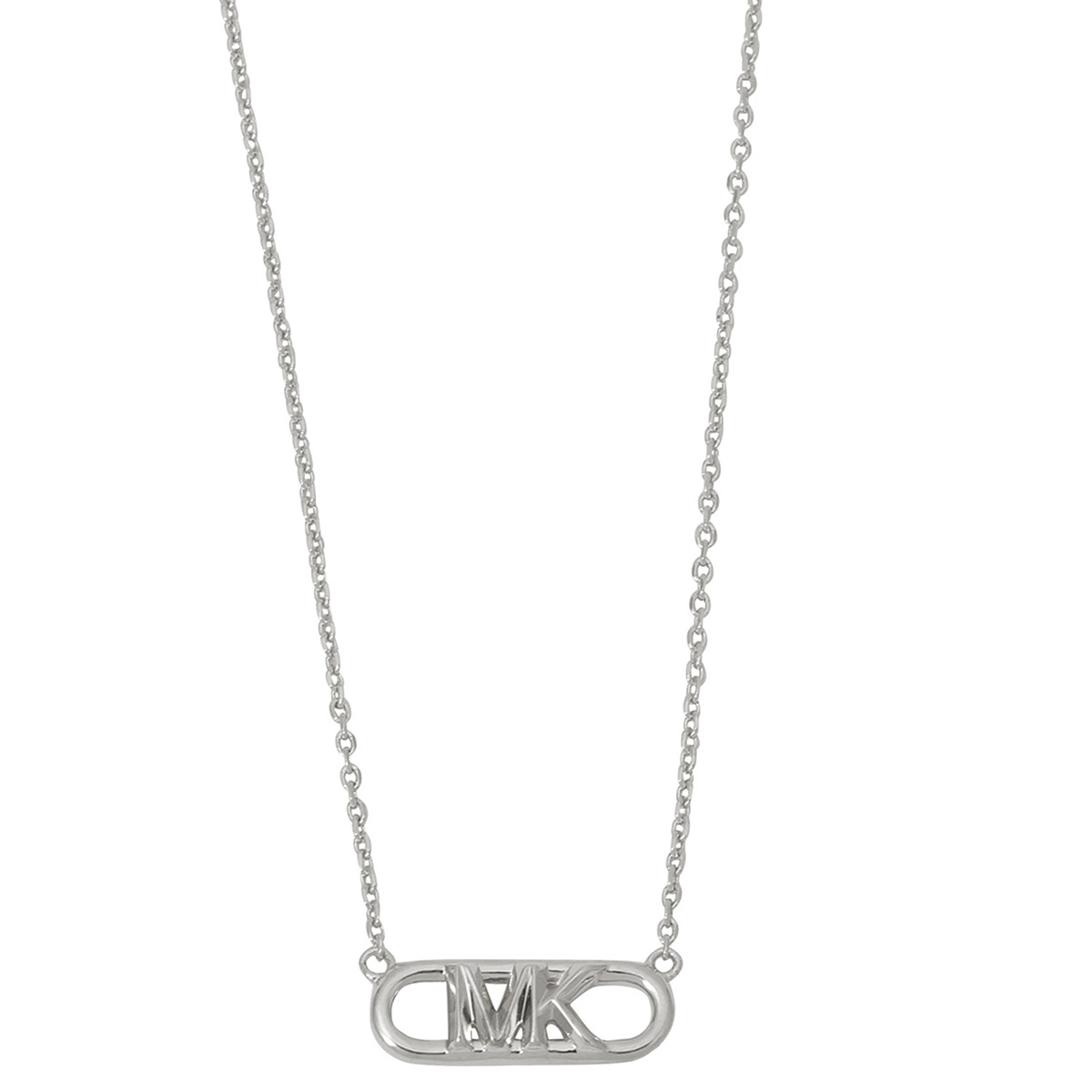 マイケルコース Michael Kors ネックレス ペンダント アクセサリー MKC164200040 anmk00261l MKロゴ EMPIRE LOGO CHAIN LINK NECKLACE シルバー