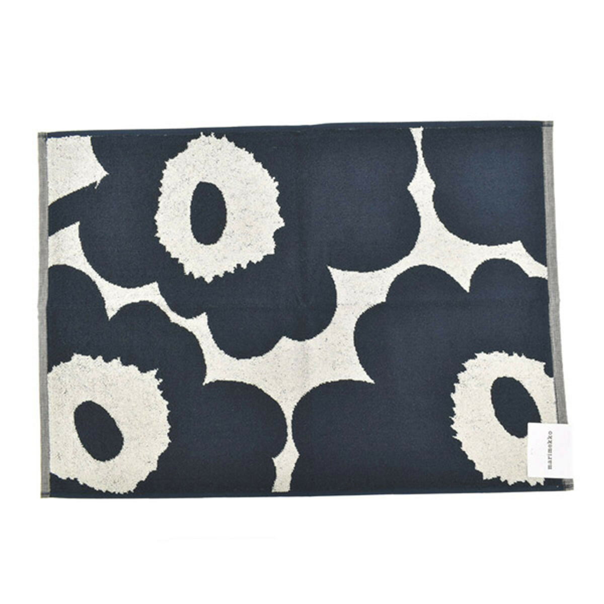 マリメッコ marimekko タオル ハンドタオル フェイスタオル 070526 851 HAND TOWEL 50X70cm UNIKKO ダークブルー系 北欧