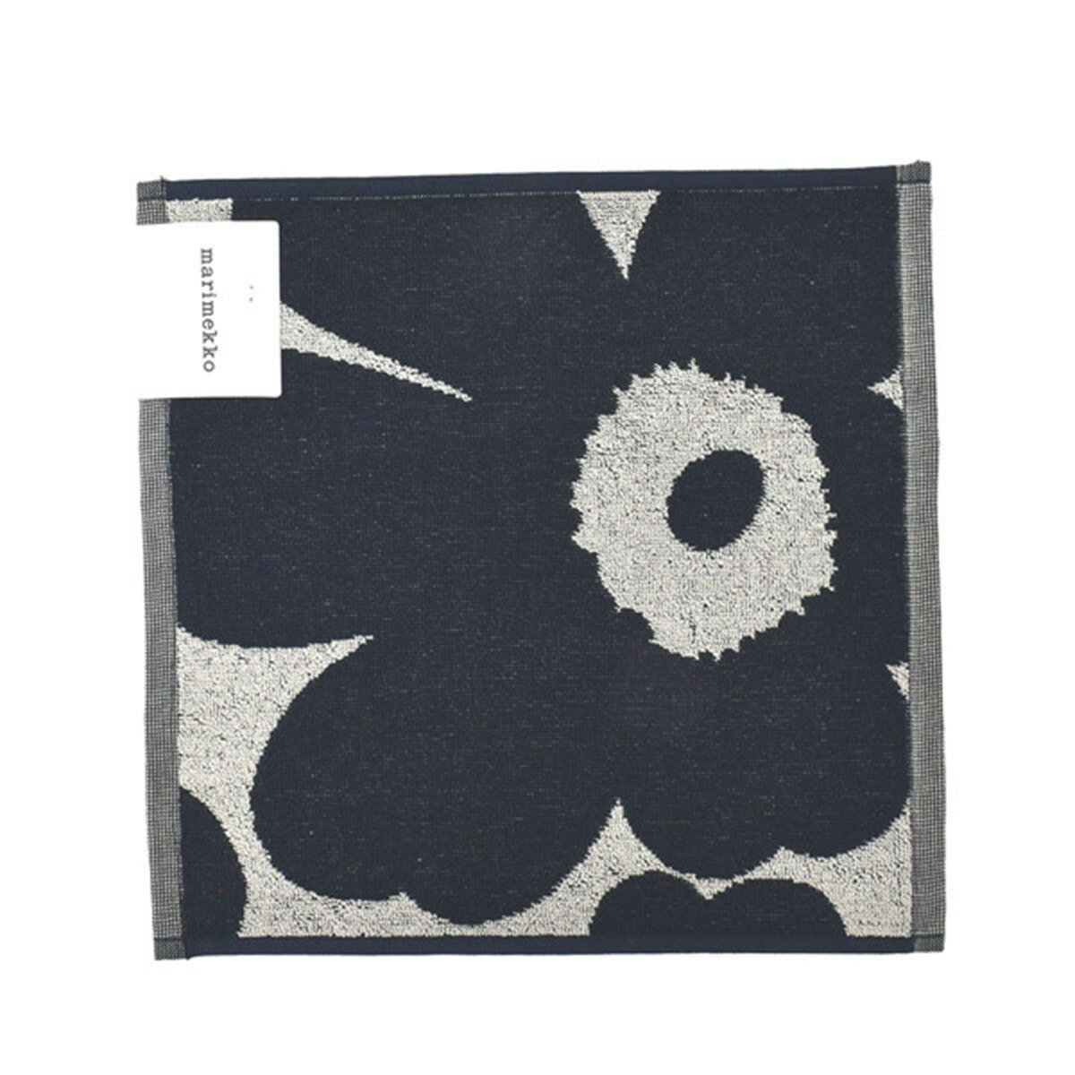 マリメッコ marimekko タオル ハンドタオル ゲストタオル 070528 851 MINI TOWEL ミニタオル 30cm UNIKKO ダークブルー...