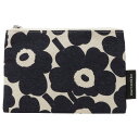 マリメッコ marimekko ポーチ 化粧ポーチ マルチケース KAIKA カイカ 070529 851 bpmm00538l MINI UNIKKO ウニッコ Cosmetic Pouch コスメティック ポーチ コットン+ダークブルー系 北欧