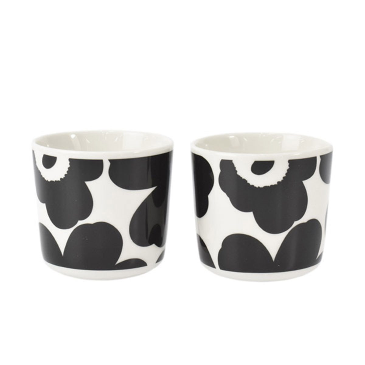 マリメッコ コーヒーカップ マリメッコ marimekko カップ コップ コーヒーカップ 2個セット 070637 190 Oiva オイヴァ COFFEE CUP 2DL WITHOUT HANDLE 2 UNIKKO ホワイト+ブラック 北欧