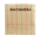 マリメッコ marimekko ペーパーナプキン 紙ナプキン ランチサイズ ihr 20枚 605965 TIILISKIVI ティイリスキヴィ linen rose ライトベージュ+ピンク系 北欧