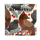 マリメッコ marimekko ペーパーナプキン 紙ナプキン ランチサイズ ihr 20枚 823190 KETUNMARJA ケトゥンマルヤ white ホワ...