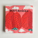 マリメッコ marimekko ペーパーナプキン 紙ナプキン ランチサイズ ihr 20枚 898450 MANSIKKAVUORET マンシッカヴォレット rose レッド系 北欧